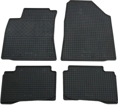 Image de Jeu de tapis de sol en caoutchouc Rigum pour Hyundai Ioniq, année 2017-2019
