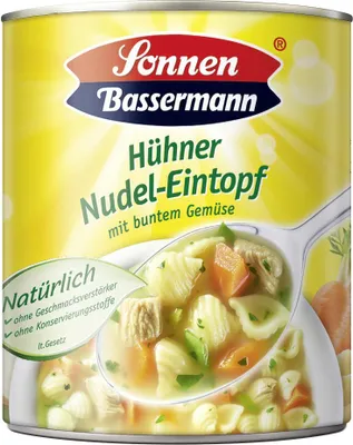 Produktbild von Sonnen Bassermann Hühner-Suppentopf 800g