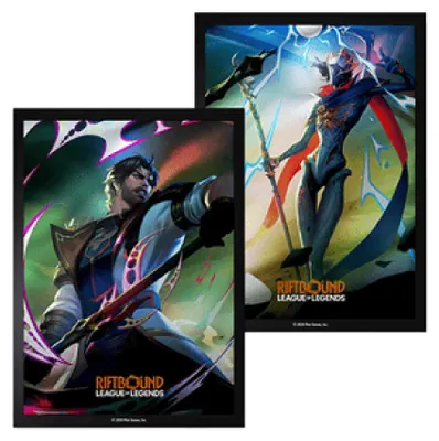 Image de Manchons d'art Vendetta pour le jeu de cartes à collectionner Riftbound League of Legends, 100 pièces (plusieurs variantes)