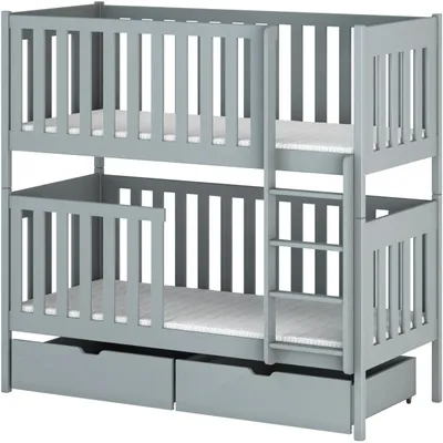 Obrázek produktu pro Patrová postel 90x200 ALVA popel