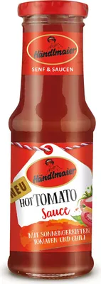 Immagine prodotto di Salsa al pomodoro piccante Händlmaier ideale per carne e raclette 200ml