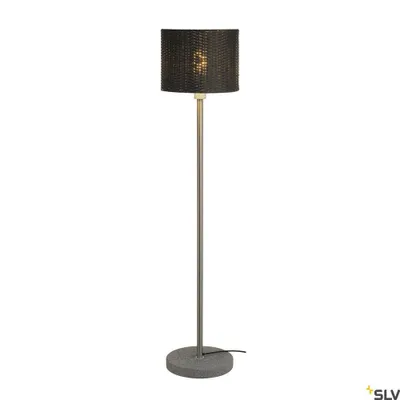 Produktbild von SLV 1002494 ADEGAN MANILA SL Stehleuchte PE Rattan anthrazit + SST 304 + Granit G654 E27 max. 15W