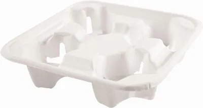 Immagine prodotto di NATUREStar 411446Becherhalter Quattro Zuckerrohr weiß für 4 Becher