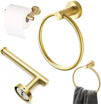 Immagine prodotto di Set portasciugamani e portarotolo in acciaio inossidabile