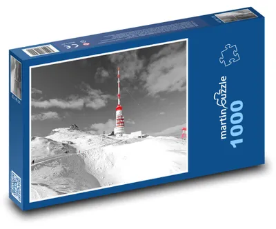 Produktbild von Puzzle 1000 Winter auf dem Bergsender - martinpuzzle