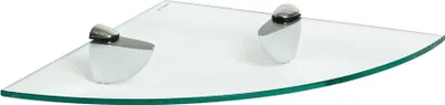 Produktbild von Harbour Housewares Eckregal aus Glas, schwebend – 30 cm