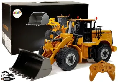 Obrázek produktu pro Dálkově ovládaný buldozer 2.4G 1:24 Huina pohyblivá lopata - (K72153).