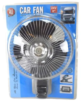 Image de All Ride Ventilateur de camion 24 V 20 cm Pince incluse Câble de 2 m 2 vitesses