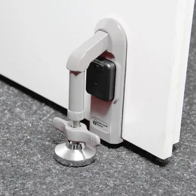 Obrázok produktu pre KH Security 370215, Čierna, Šedá, vmontované do podlahy, 1 kusov, 90 mm, 40 mm, 120 mm