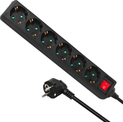 Obrázok produktu pre Multi-Socket Power Strip predlžovací kábel 6Socket 5Meter