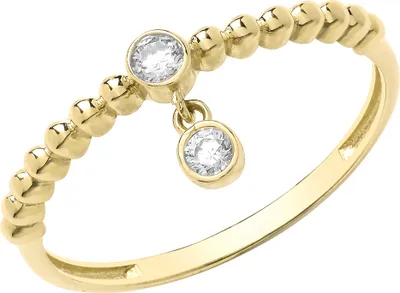 Image de Bague Femme Or 375/1000 avec Oxyde de Zirconium, 59 (18.8); TRS35184RSR