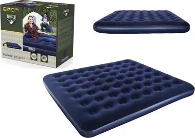 Zdjęcie produktu dla materac flokowany dwuosobowy 2,03x1,83x22cm | 67004