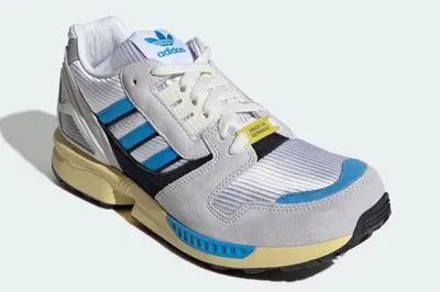 A single Adidas ZX 8000 sneaker shown from a three-quarter angle against a white background.