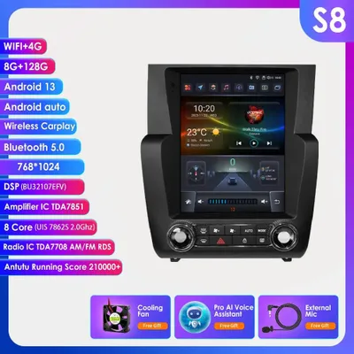 Obrázok produktu pre 2Din Android autorádio – multimediálne centrum – GPS navigácia – systém CarPlay – multimediálny prehrávač do auta