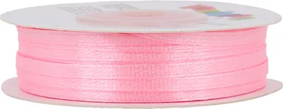 Produktbild von Satinband 3mm x 50m Rolle Hellrosa