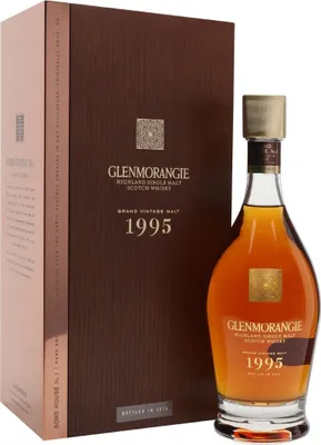 Produktbild von Glenmorangie 1995 Grand Vintage Single Malt Scotch Whisky + Wooden GB 43% 700ml