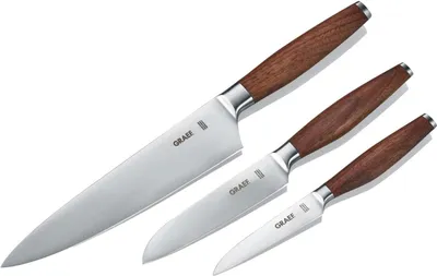 Obrázok produktu pre Graef KN5150, Univerzálny nôž, 20 cm, Nerezová oceľ, 3 kusov
