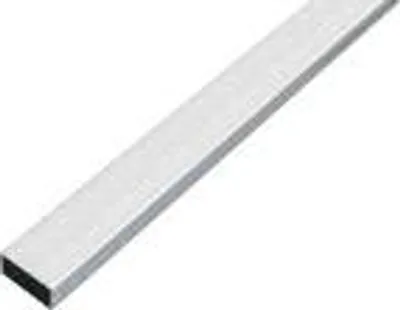 Produktbild von Alberts Rechteckrohr Aluminium edelstahldesign hell Breite: 20 mm Höhe: 10 mm Materialstärke: 1 mm Länge: 2000 mm