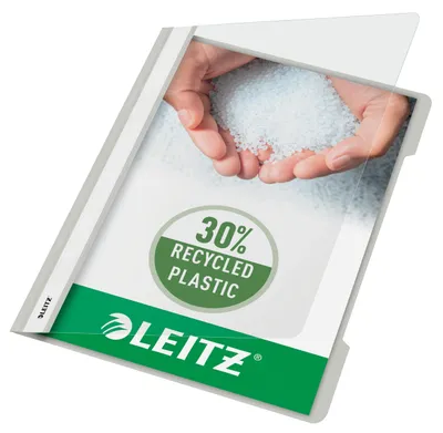 Produktbild von Leitz Standard Plastic File A4 PVC Grey, 310 mm, 233 mm, Grau