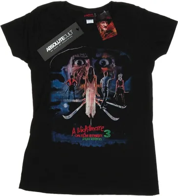 Produktbild von A Nightmare On Elm Street - "Dream Warriors" T-Shirt für Damen BI49799 (L) (Schwarz)