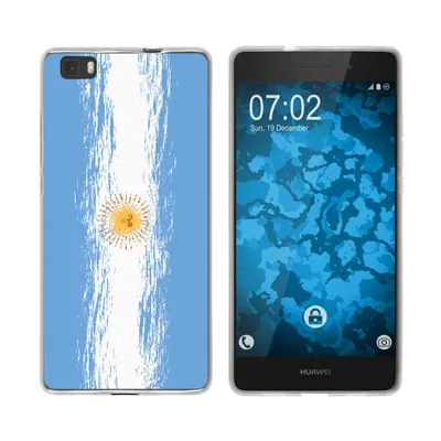 Produktbild von PhoneNatic Case kompatibel mit Huawei P8 Lite 2015 (1.Gen.) Silikon-Hülle WM Argentinien M1