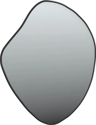 Produktbild von Langlebige Wandspiegel Schwarz 50x40cm - Wandspiegel Möbel281287 - Wandspiegel