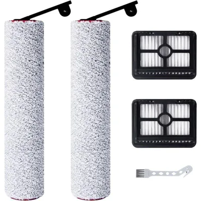 Produktbild von Zubeh?r fš¹r den Dreame H12 Pro Ultra / H13 Pro Nass- und Trockensauger: 2 Bš¹rstenwalzen + 2 HEPA-Filter + 1 Reinigungsbš¹rste