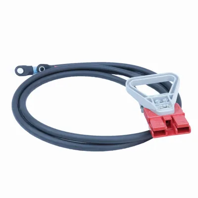 Produktbild von Anderson Flachstecker SBE 160A rot mit Griff und Zugentlastung 50mm² (mit Endableiter 1500mm) (oder ähnlich Anderson)