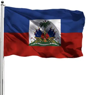Obrázok produktu pre Vlajka Haitskej republiky, 90 x 150 cm – polyester – s okami na zavesenie