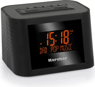 Produktbild von Karcher DAB 2420 Stereo-Radiowecker (DAB+, RDS, dimmbares Display, Wochenend-/Snooze-Funktion)