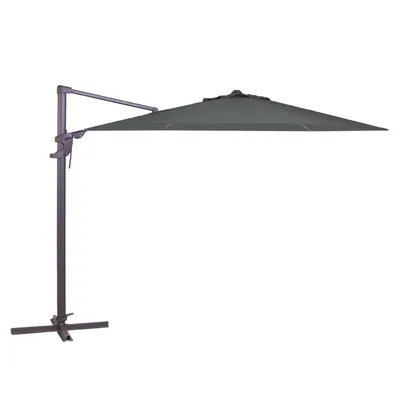 Productafbeelding van Zweefparasol Monaco flex Zijwaarts Kantelbaar 330 cm Polyester grey zonwering Madison