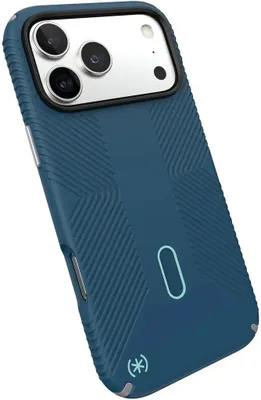Produktbild von MagSafe Hülle für Apple iPhone 17 Pro Max - Speck Presidio2 Grip ClickLock Back Cover - Blau