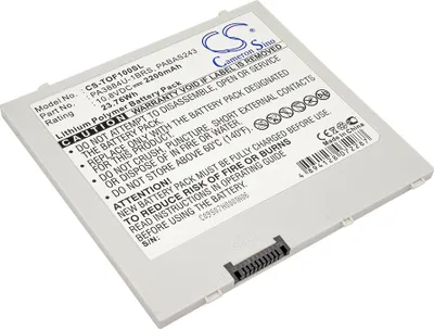 Image de TECHTEK Batterie compatible avec [Toshiba] 10 Thrive, AT100, AT100-001, AT100-002, AT100-100, AT105-T1016, AT105-T1016G, AT105-T1032, AT105-T1032G, A