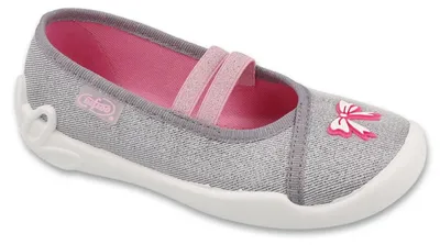 Produktbild von Befado Blanca Ballettschuhe 116X337 116Y337 silber mit Schleife