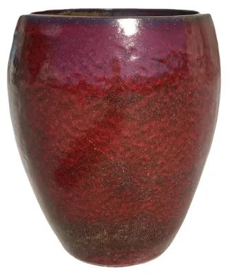 Obrázek produktu pro Provencelia POSEIDON keramický květináč, glazovaný, mrazuvzdorný, Cihlově červená, Ø28 x V31 cm, 8 l