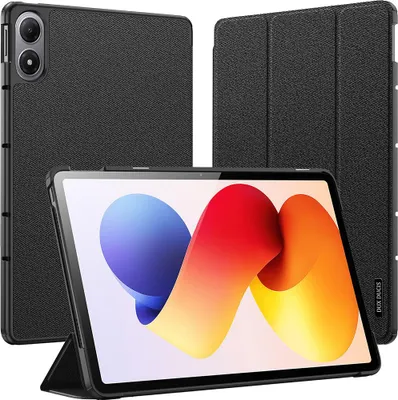 Produktbild von Schutzhülle mit Klappe für Xiaomi Redmi Pad 2 Pro / Pro, POCO Pad, Dux Ducis Domo, Schwarz