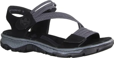 Obrázek produktu pro Dámské boty Rieker Sandalette Black Leisure, Velikost bot:39 EU