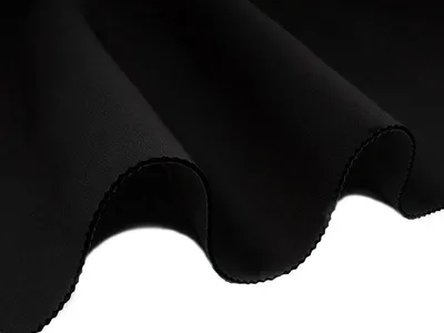Neopren-Stoff 2,5 mm schwarz doppelseitig Polyester kaschiert