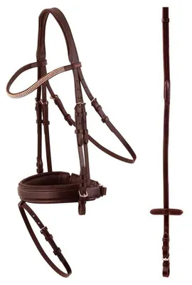 Produktbild von Premiere Dijon&linen Reins Trense Golden Full Golden Full