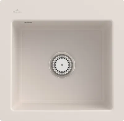 Produktbild von Villeroy & Boch Keramikspüle 33151FKR, Subway 50 S flat Flächenbündige Spüle - inkl.