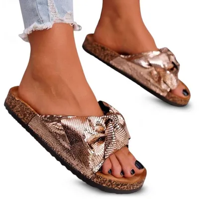 Produktbild von Damen Pantoletten Kork Hausschuhe Sommer Freizeit Schuhe Wendy Gr.40