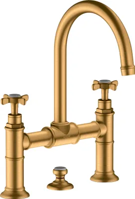 Immagine prodotto di hansgrohe AXOR Montreux mitigeur lavabo 2 poignées 220, vidage escamotable, 16510250, 16510250