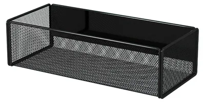 Immagine prodotto di Organizzatore magnetico per la cucina, scaffale magnetico per spezie, ripiano magnetico per frigorifero, grande, nero