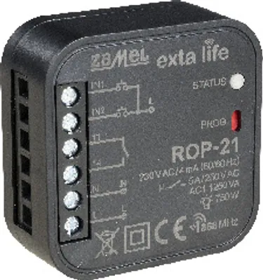 Zdjęcie produktu dla Odbiornik radiowy 1-kanałowy, ROP-21, exta life Zamel