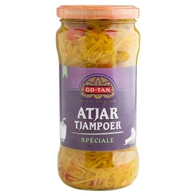 Produktbild von Go-Tan Atjar Tjampoer im Glas 340g