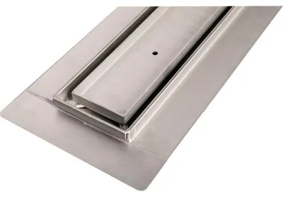 Immagine prodotto di Gelco Manus - Canalina doccia in acciaio inox con griglia per piastrelle, 650x130x55 mm GMP82