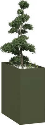 Produktbild von "2026 Promotion" Pflanzgefäß - Pflanzkasten - Olivgrün 40x80x80 cm - Stahl - Beete CC32189