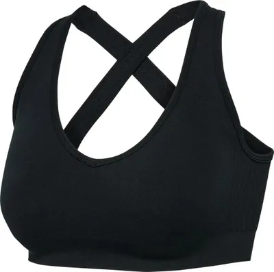 Produktbild von Hummel Hiit Seamless V Shape Padded Sport-top Schwarz L Damen Schwarz L