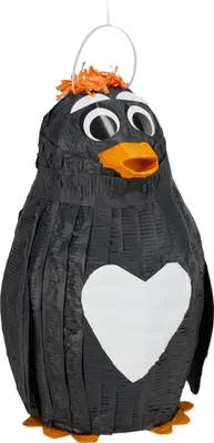 Produktbild von relaxdays Piñata schwarz Pinguin