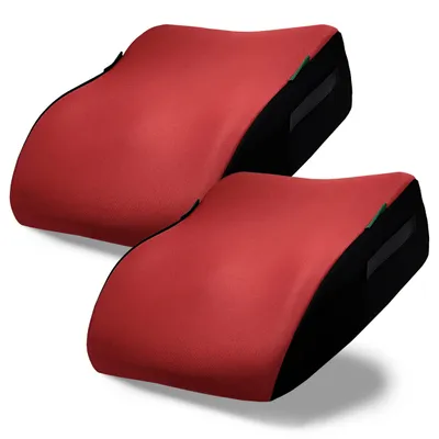 Produktbild von HiTS4Kids Kindersitz fürs Auto 2er Set (rot) – Praktisch, komfortabel und sicher – e Sicherheit nach Kindersitznorm R129 – Kindersitz 135-150cm – kompakt und unkompliziert